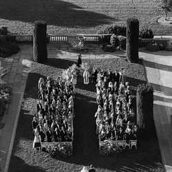 Bustle Events - Ceremony at Filoli Gardens.