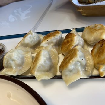 Noodle St - Shrimp and Pork Dumplings-- pan fried - Noodles Near Me - Eastvale, California Noodle St - Shrimp and Pork Dumplings-- pan fried - Noodles Near Me - Eastvale, California