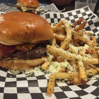 Honest Abe's - The Nero: peanut butter, cheddar, bacon, BBQ sauce..and other delicious goodness - Burgers Near Me - Lincoln, Nebraska Honest Abe's - The Nero: peanut butter, cheddar, bacon, BBQ sauce..and other delicious goodness - Burgers Near Me - Lincoln, Nebraska