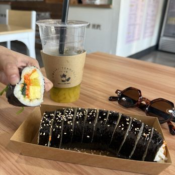Woo Ri Teahouse - veggie Kimbap - Korean Near Me - San Antonio, Texas Woo Ri Teahouse - veggie Kimbap - Korean Near Me - San Antonio, Texas