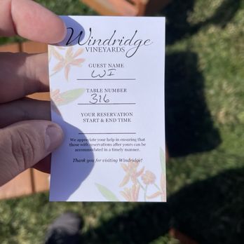 Windridge Vineyards - Wineries Near Me - Darnestown, Maryland