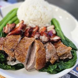 Top One - Roasted duck and bbq pork over rice