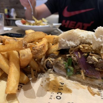 Pisco Y Nazca - Lomo Saltado Sandwich - Gastropubs Near Me - Kendall, Florida Pisco Y Nazca - Lomo Saltado Sandwich - Gastropubs Near Me - Kendall, Florida