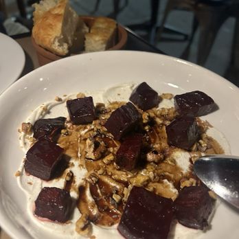 il Gigante - Barbarossa - Roasted beets, whipped ricotta cheese and walnuts in a balsamic dressing. *More volume (beets) is needed to dish! - Desserts Near Me - Ridgewood, New York il Gigante - Barbarossa - Roasted beets, whipped ricotta cheese and walnuts in a balsamic dressing. *More volume (beets) is needed to dish! - Desserts Near Me - Ridgewood, New York