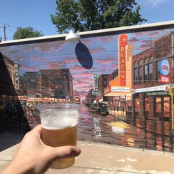 Jacks - Sweet patio with great murals.