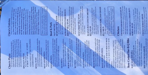Menu photo 6 Clara's On the River Battle Creek, MI Menu photo 6 Clara's On the River Battle Creek, MI