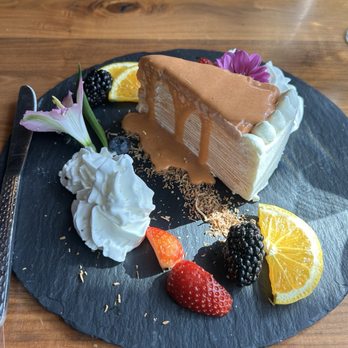 Temsib Eatery & Bar - Thai tea crepe cake - Thai Near Me - Bellevue, Washington