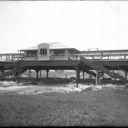 MTA - 207th Street Subway Station - 207th Street station under construction in 1906, before development in the surrounding area took shape