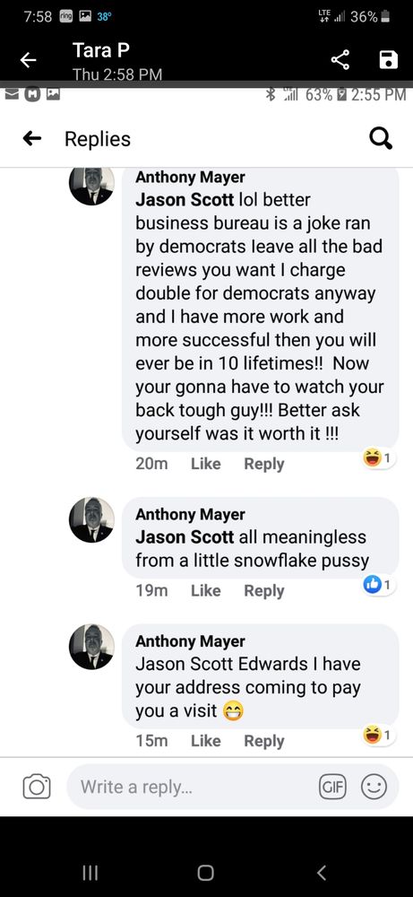 Slide of Mayer Plumbing