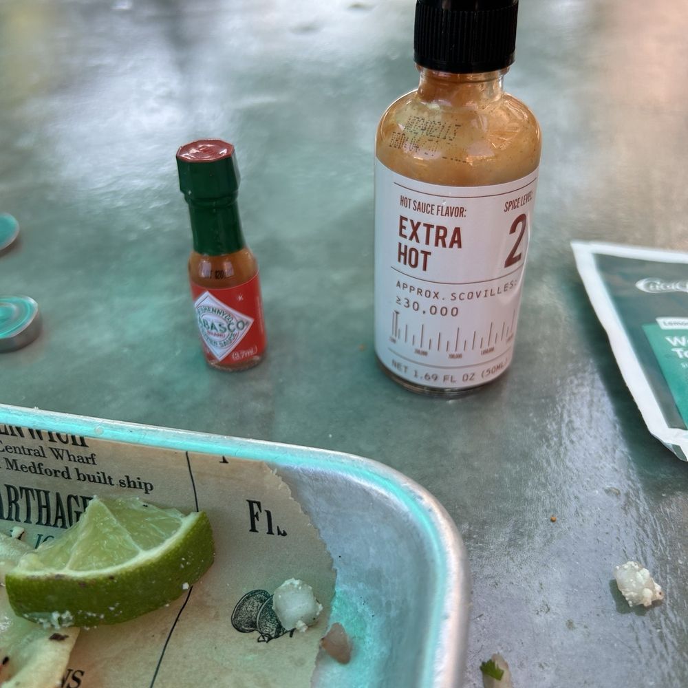 El Vago Cantina - 2 different hot sauces - Mexican Near Me - Lawrence, Massachusetts El Vago Cantina - 2 different hot sauces - Mexican Near Me - Lawrence, Massachusetts