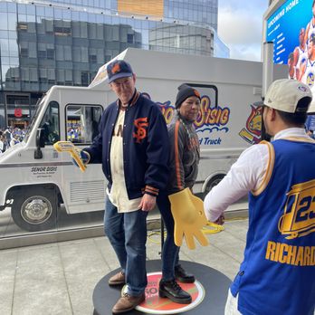 Golden Gate 360 Events - Golden Gate 360 Events at the Chase Center, with the 360 Photo Booth, getting the crowd going for the Warriors Game! - Photo Booth Rentals Near Me Golden Gate 360 Events - Golden Gate 360 Events at the Chase Center, with the 360 Photo Booth, getting the crowd going for the Warriors Game! - Photo Booth Rentals Near Me