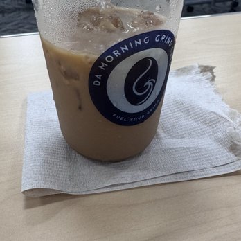 Da Morning Grind Cafe - Macnut latte with soy milk for my morning meeting after seeing - Coffee & Tea Near Me - Honolulu, Hawaii Da Morning Grind Cafe - Macnut latte with soy milk for my morning meeting after seeing - Coffee & Tea Near Me - Honolulu, Hawaii