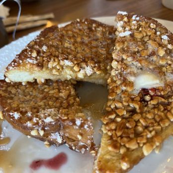 Little Brown Hen Cafe - Nutty French Toast - Breakfast & Brunch Near Me - Florence, Oregon Little Brown Hen Cafe - Nutty French Toast - Breakfast & Brunch Near Me - Florence, Oregon
