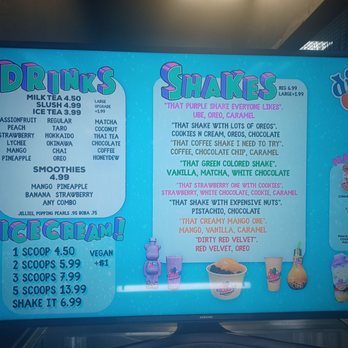 Scoop LV - What they offer minus ice cream flavors. - Bubble Tea Near Me - Las Vegas, Nevada Scoop LV - What they offer minus ice cream flavors. - Bubble Tea Near Me - Las Vegas, Nevada