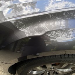 Front left fender, before
