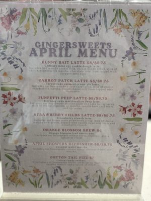 Menu photo 1 Ginger Sweets Pastry Cafe Chesapeake, VA Menu photo 1 Ginger Sweets Pastry Cafe Chesapeake, VA