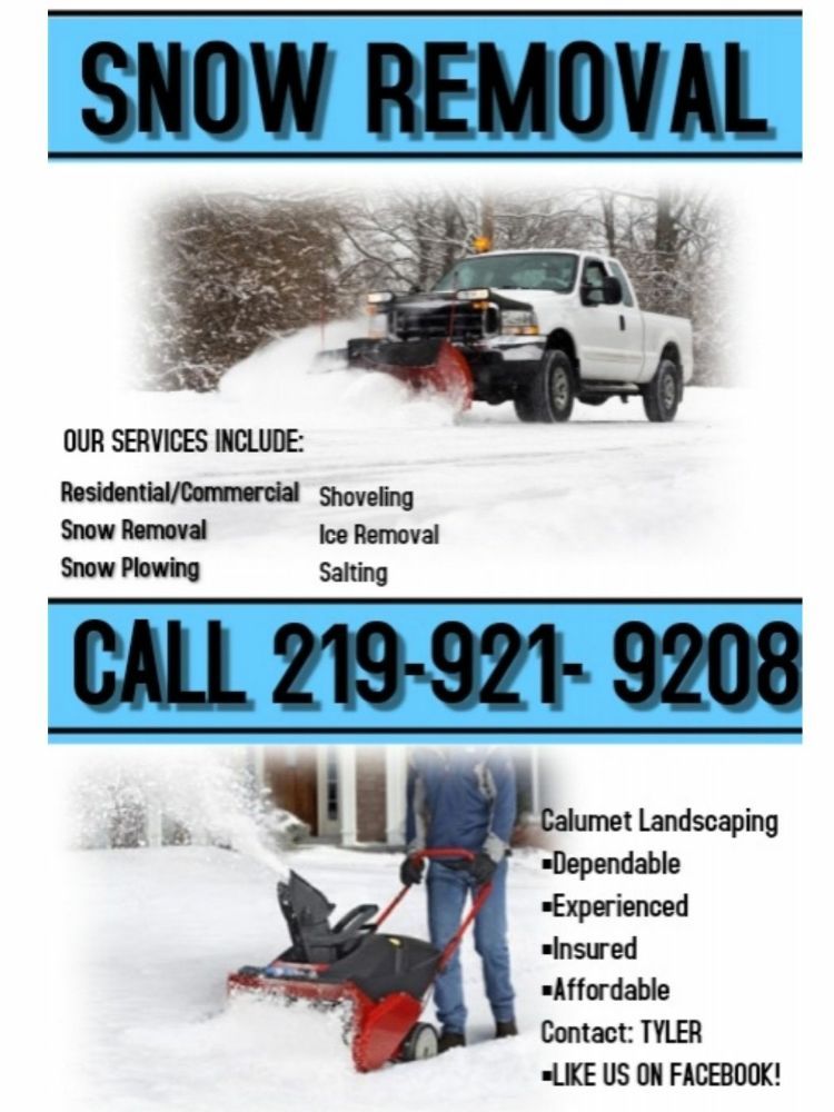 CALUMET LANDSCAPING Updated October 2024 866 N Calumet Eve, Chesterton, Indiana Snow