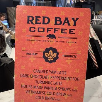 Red Bay Coffee - Holiday menu 2024 - Coffee & Tea Near Me - San Francisco, California