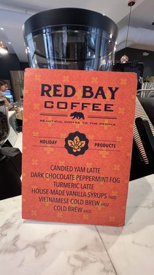 Menu photo 3 Red Bay Coffee San Francisco, CA