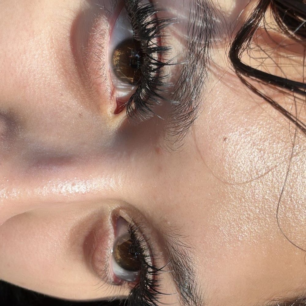 my lashes in the sun