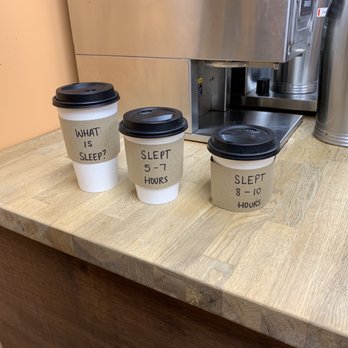Radio Station Cafe - three coffee cups on a counter - Cafes Near Me - Toronto, Ontario Radio Station Cafe - three coffee cups on a counter - Cafes Near Me - Toronto, Ontario