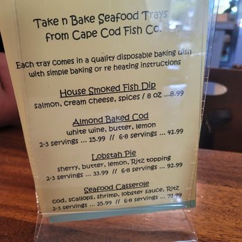 Cape Cod Fish - Seafood Near Me - Fort Myers, Florida