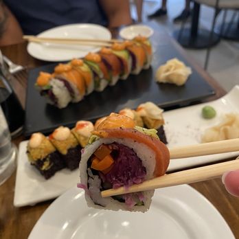 Beyond Sushi - Rainbow Roll - Sushi Bars Near Me - New York, New York Beyond Sushi - Rainbow Roll - Sushi Bars Near Me - New York, New York