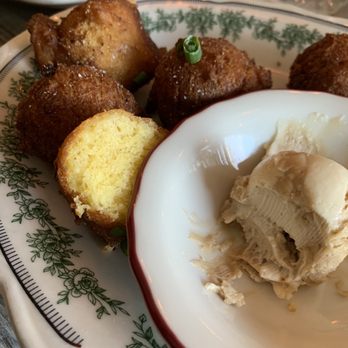 Haberdish - Hush puppies with sweet tea butter - Southern Near Me - Charlotte, North Carolina