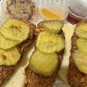 Cafe Foodelicious - Hot Chicken Tender Trio - Burgers Near Me - Sun Valley, California Cafe Foodelicious - Hot Chicken Tender Trio - Burgers Near Me - Sun Valley, California