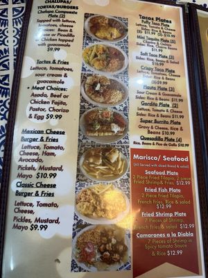 Menu photo 1 Carmelitas Mexican Restaurant San Antonio, TX Menu photo 1 Carmelitas Mexican Restaurant San Antonio, TX