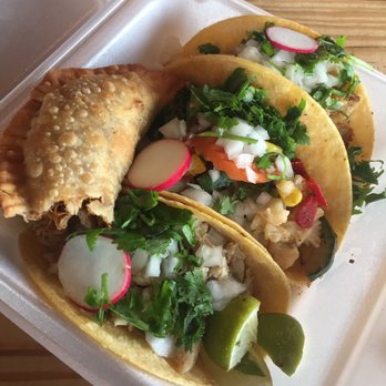 Taco Tuesdays - Empanada, chicken, veggie and fish tacos - Mexican Near Me - Freeport, New York