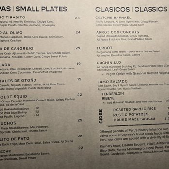 Raphaël Peruvian Cuisine - Menu - Peruvian Near Me - Ottawa, Ontario Raphaël Peruvian Cuisine - Menu - Peruvian Near Me - Ottawa, Ontario