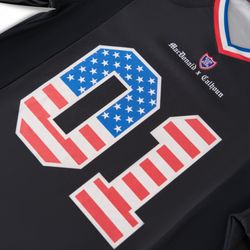 Print World - Sublimated football jersey. #sublimation #football #sports #sportwear #custom #jersey