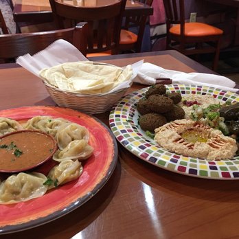 Mazaya Cafe - Veg momo a must eat along with veg platter !!!! - Mediterranean Near Me - Albuquerque, New Mexico Mazaya Cafe - Veg momo a must eat along with veg platter !!!! - Mediterranean Near Me - Albuquerque, New Mexico
