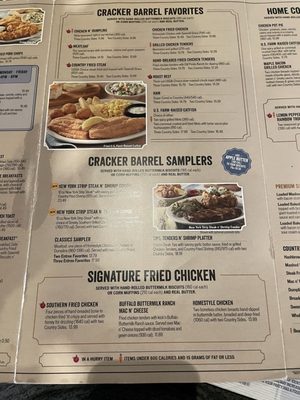 Menu photo 8 Cracker Barrel Old Country Store Kissimmee, FL Menu photo 8 Cracker Barrel Old Country Store Kissimmee, FL