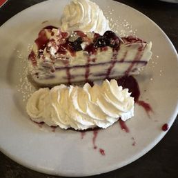 Blueberry cheesecake. Blueberry cheesecake.