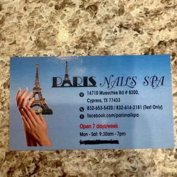 Paris Nails Spa - Nail Salons Near Me - Cypress, Texas Paris Nails Spa - Nail Salons Near Me - Cypress, Texas