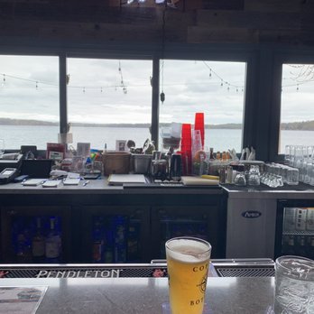 Copper Bottom Bar And Grill - View of lake from the bar. - Bars Near Me - Salem, Wisconsin