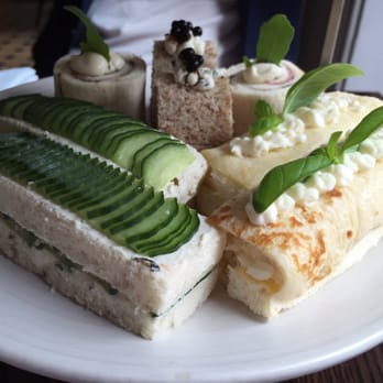 Verdi - The Egg and Cress wrapped in a crepe was my favorite, but all the sandwiches were good, not dry as in many places! - Italian Near Me - London, XGL