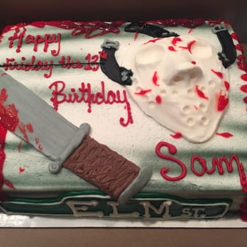 Cake's Amore - Friday the 13th birthday cake (red velvet) - Desserts Near Me - Littleton, Colorado Cake's Amore - Friday the 13th birthday cake (red velvet) - Desserts Near Me - Littleton, Colorado