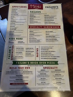 Menu photo 8 Failoni's Restaurant & Bar Saint Louis, MO Menu photo 8 Failoni's Restaurant & Bar Saint Louis, MO