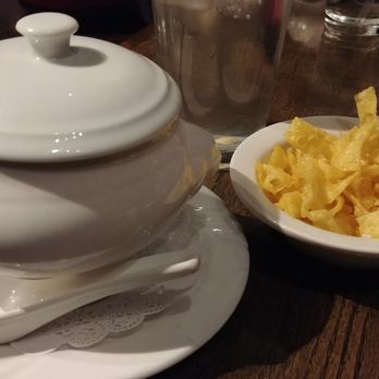 Asian Paradise - The soup comes in a cute little tureen with chips on the side. - Asian Fusion Near Me - Loveland, Ohio Asian Paradise - The soup comes in a cute little tureen with chips on the side. - Asian Fusion Near Me - Loveland, Ohio