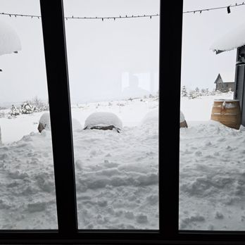 Panoramic Doors - Orange County - Winter from inside - Door Sales/Installation Near Me - Laguna Beach, California