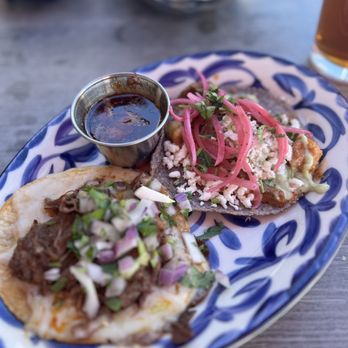 Barrio Queen - Beef and surf and turf taco - Mexican Near Me - Tempe, Arizona