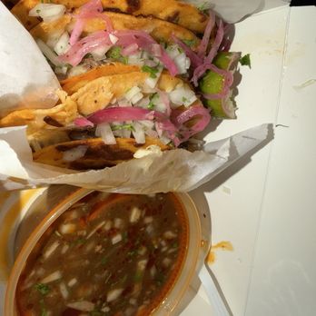 Birria La Vaquita - 3 Quesatacos and Consomm $17 - Food Trucks Near Me - Chatsworth, California Birria La Vaquita - 3 Quesatacos and Consomm $17 - Food Trucks Near Me - Chatsworth, California
