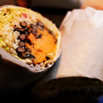 Mæxico - Vegan burrito with guac, rice, black beans and sweet potato. - Mexican Near Me - Copenhagen, 84 Mæxico - Vegan burrito with guac, rice, black beans and sweet potato. - Mexican Near Me - Copenhagen, 84
