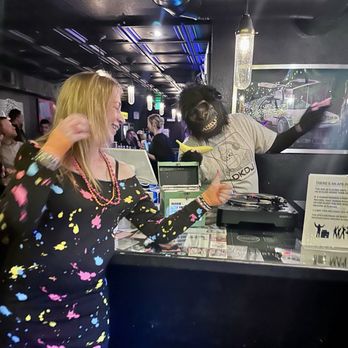 The Delorean - The ape was spinning records and going bananas - Cocktail Bars Near Me - Denver, Colorado