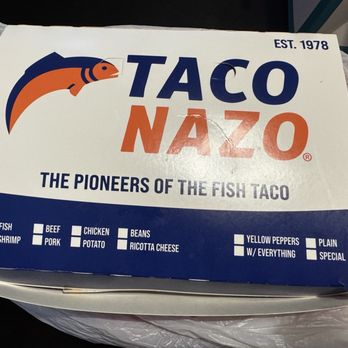 Taco Nazo - They put your meal in this box.. - Mexican Near Me - Bellflower, California
