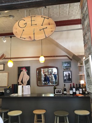 The Bookstore and Get Lit Wine Bar by null