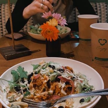 Flower Child - Chicken Enchiladas - Salad Near Me - Phoenix, Arizona Flower Child - Chicken Enchiladas - Salad Near Me - Phoenix, Arizona